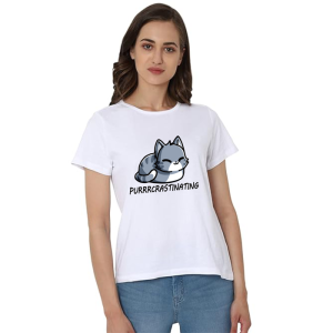 PURRRCRASTINATING T-SHIRT Image