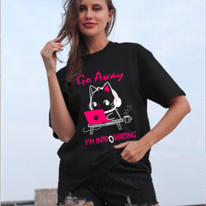 Intoverting White Pink T-Shirt